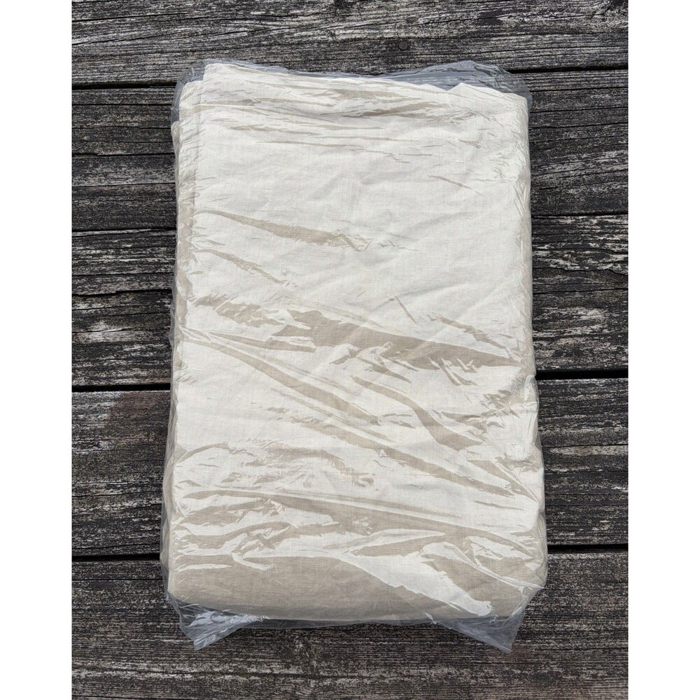 NWOT Quince European Linen Duvet Cover in Toffee Twin NO SHAMS